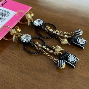 Betsey Johnson Dangle Earrings, Camera & more!